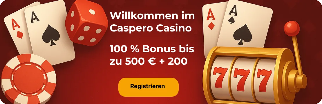 Caspero Casino 🎖️ Caspero Bonus in Deutschland | Top Angebote